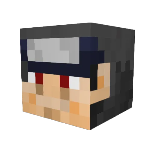 Luke218 Minecraft avatar head, 3D render