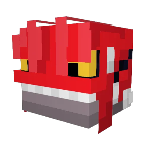 Luke2249 Minecraft avatar head, 3D render