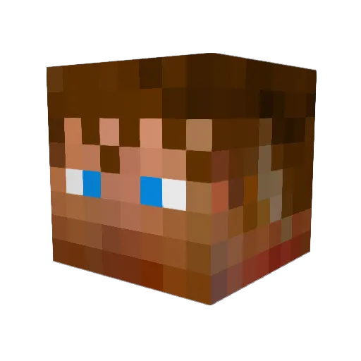 LukeBCFC1875 Minecraft avatar head, 3D render