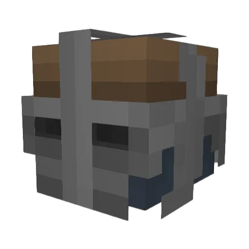LukeBot2727 Minecraft avatar head, 3D render