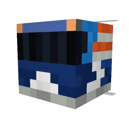 LukeBrowning Minecraft avatar head, 3D render