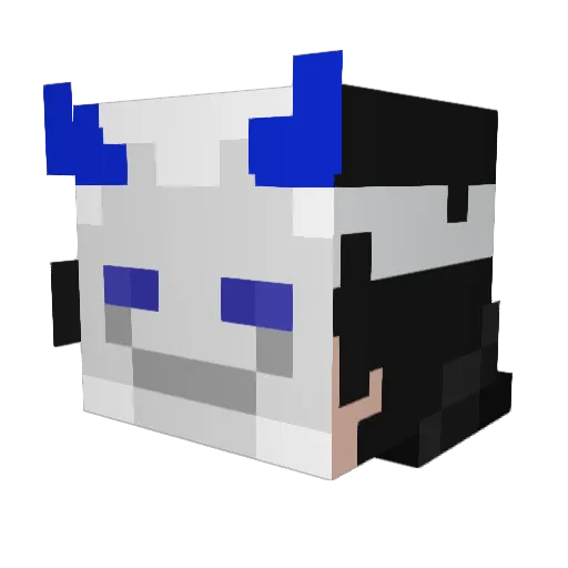 LukeCPVP_YT Minecraft avatar head, 3D render