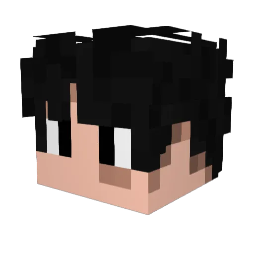 LukeDawg10 Minecraft avatar head, 3D render