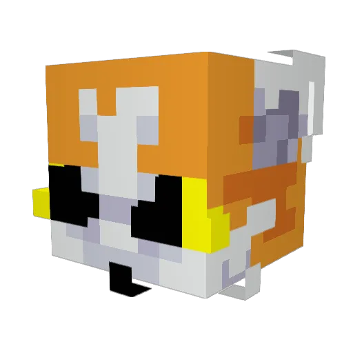 LukeDukeShoot Minecraft avatar head, 3D render
