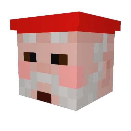LukeGallant Minecraft avatar head, 3D render