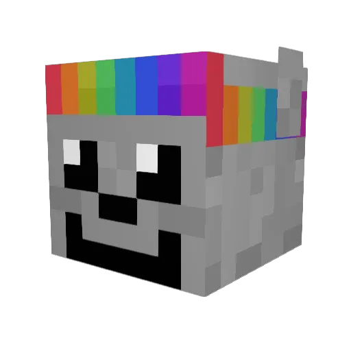 LukeGregory999 Minecraft avatar head, 3D render