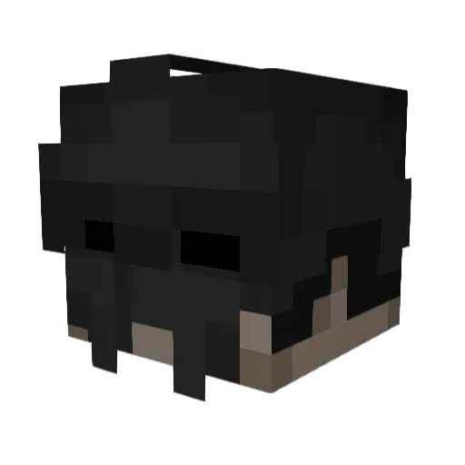 LukeIsRandom Minecraft avatar head, 3D render