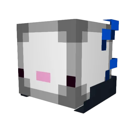 LukeKaze Minecraft avatar head, 3D render