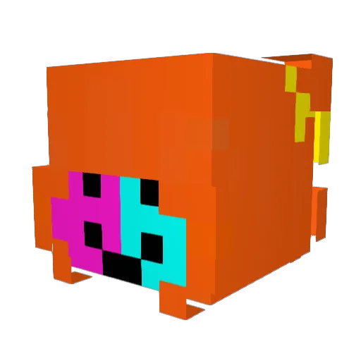 LukeKrZ Minecraft avatar head, 3D render