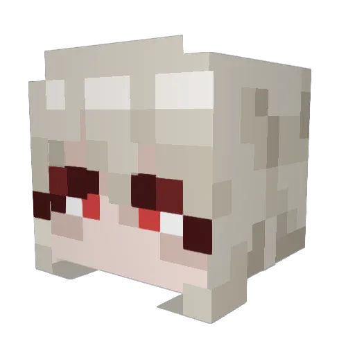 LukeSkyLuke Minecraft avatar head, 3D render