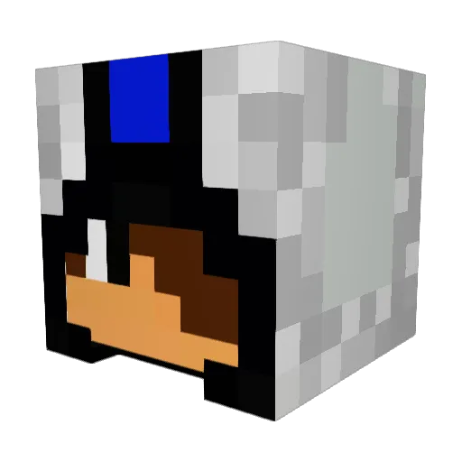 LukeSkywalker55 Minecraft avatar head, 3D render