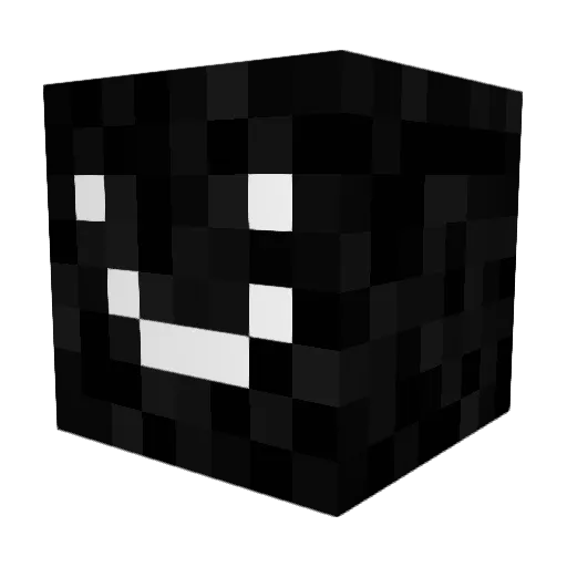LukeSp00k Minecraft avatar head, 3D render