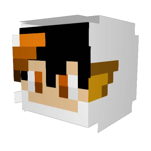 LukeTheSpecial Minecraft avatar head, 3D render