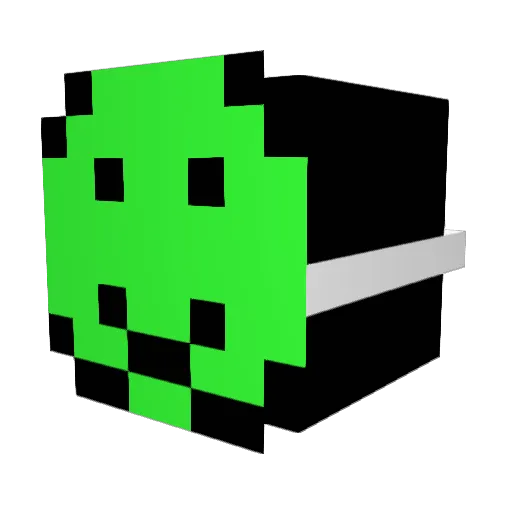 LukeWalter Minecraft avatar head, 3D render