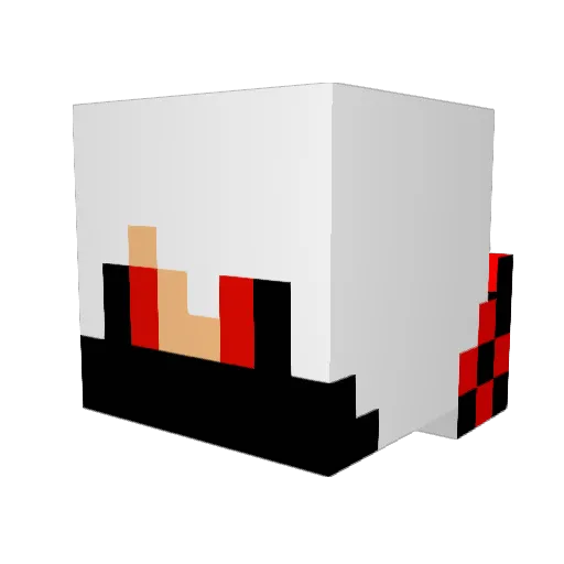 LukeZ0ne Minecraft avatar head, 3D render