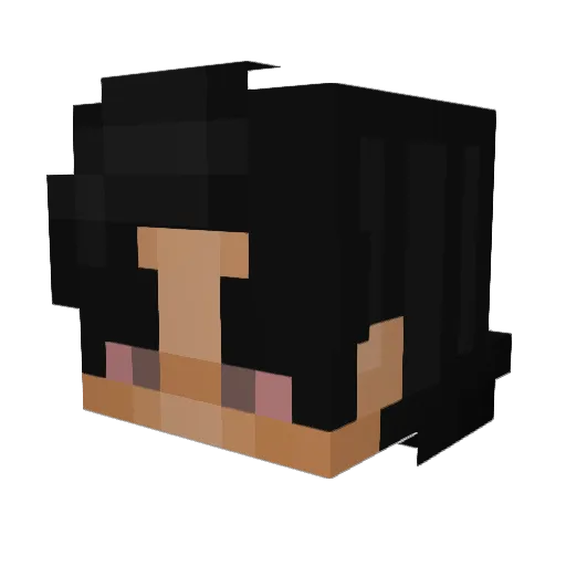 LukeZsTar Minecraft avatar head, 3D render