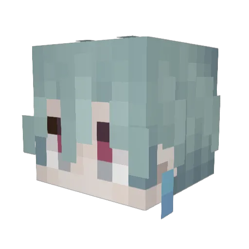 Luke_237 Minecraft avatar head, 3D render