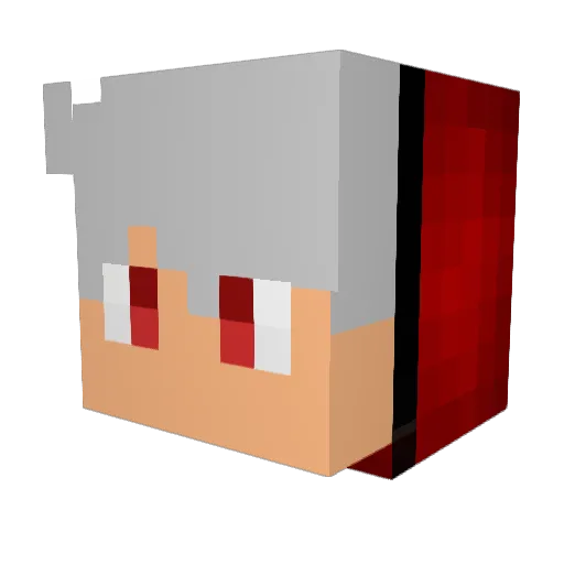 Luke_Extreme Minecraft avatar head, 3D render