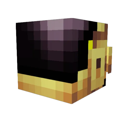 Lukeb2005 Minecraft avatar head, 3D render