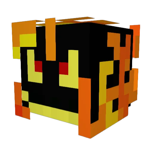 Lukedahbomb Minecraft avatar head, 3D render
