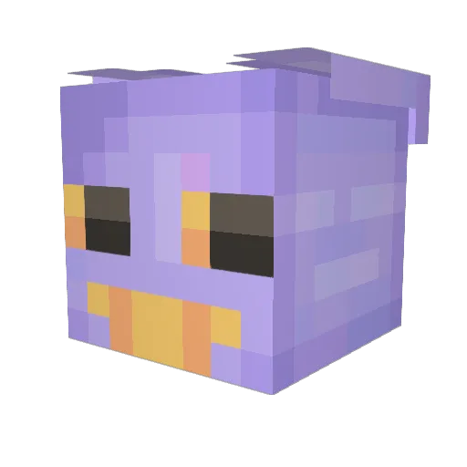 Lukee218 Minecraft avatar head, 3D render