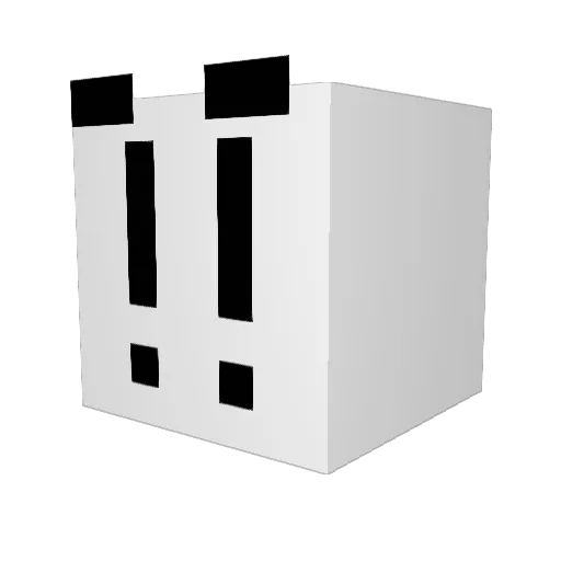 Lukeg1209 Minecraft avatar head, 3D render