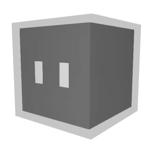 Lukegfx Minecraft avatar head, 3D render