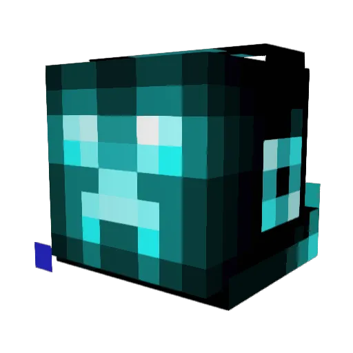 Lukelego1 Minecraft avatar head, 3D render