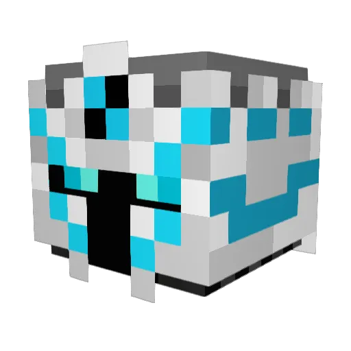 Lukeo278 Minecraft avatar head, 3D render