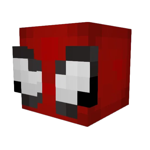 Lukereillyy Minecraft avatar head, 3D render