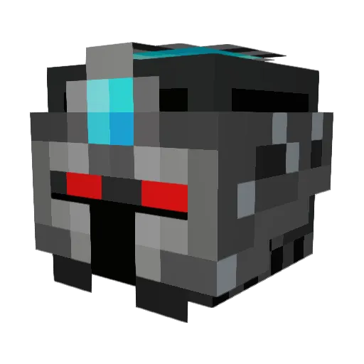 Lukeretribution Minecraft avatar head, 3D render