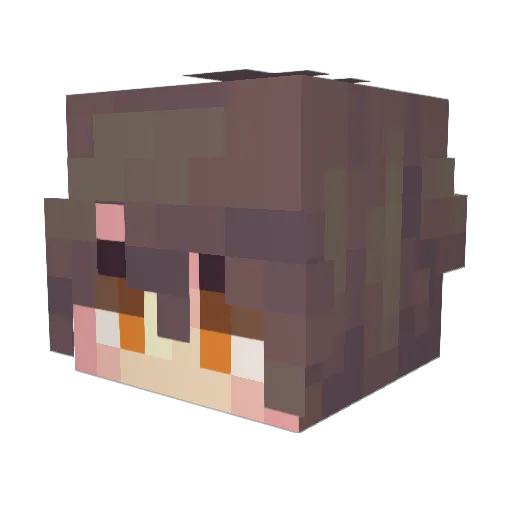 LukesterB Minecraft avatar head, 3D render