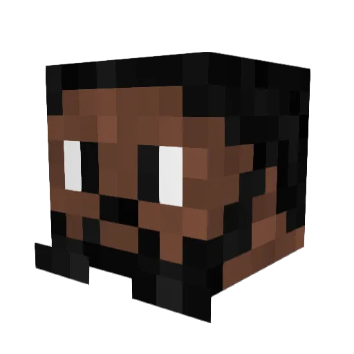 Lukeu07 Minecraft avatar head, 3D render
