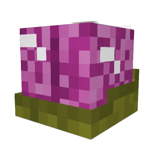 Lukewarm124 Minecraft avatar head, 3D render