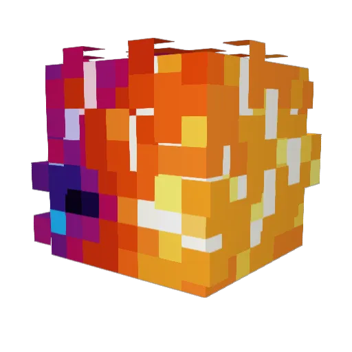 Lukewes123 Minecraft avatar head, 3D render