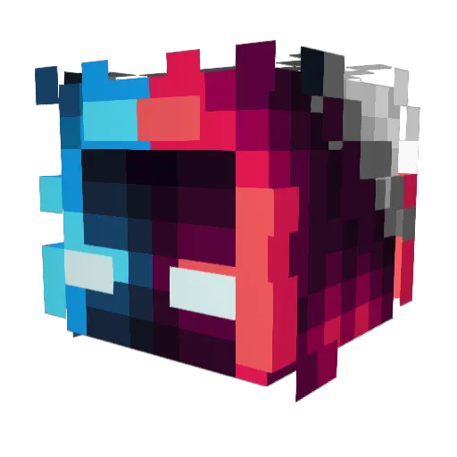 LukeyTook Minecraft avatar head, 3D render