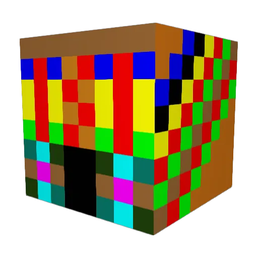 Lukeybear2003 Minecraft avatar head, 3D render
