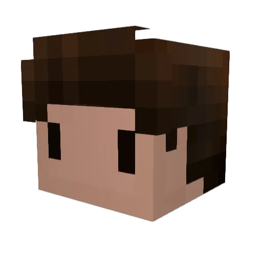 Luki03_20 Minecraft avatar head, 3D render