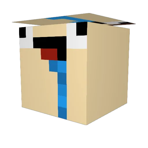 LukiM13 Minecraft avatar head, 3D render