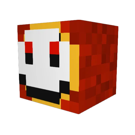 Luki__i Minecraft avatar head, 3D render