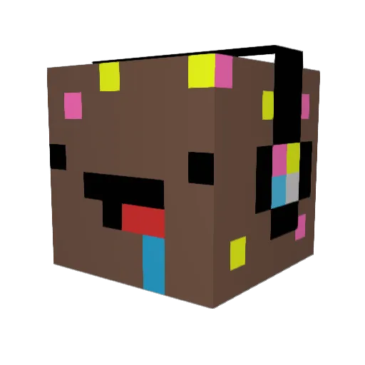 Luki_luke___ Minecraft avatar head, 3D render