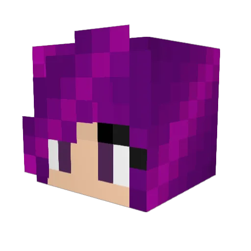 Luki_rebiel Minecraft avatar head, 3D render