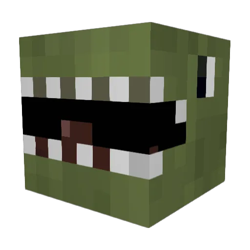 Lukinhas_Client Minecraft avatar head, 3D render