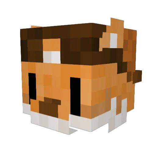 Lukis_SA Minecraft avatar head, 3D render