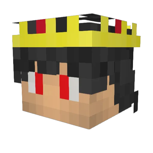 Lukka5019 Minecraft avatar head, 3D render