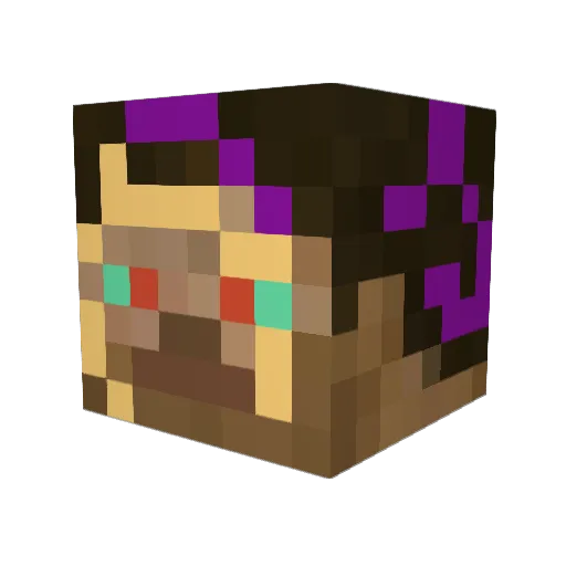 Lukka67 Minecraft avatar head, 3D render