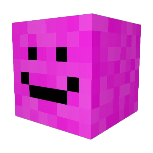 Lukkeew Minecraft avatar head, 3D render