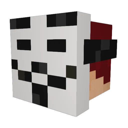 Lukkus193 Minecraft avatar head, 3D render