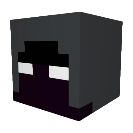 Lukoo0 Minecraft avatar head, 3D render
