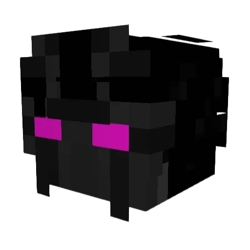 Luksa Minecraft avatar head, 3D render